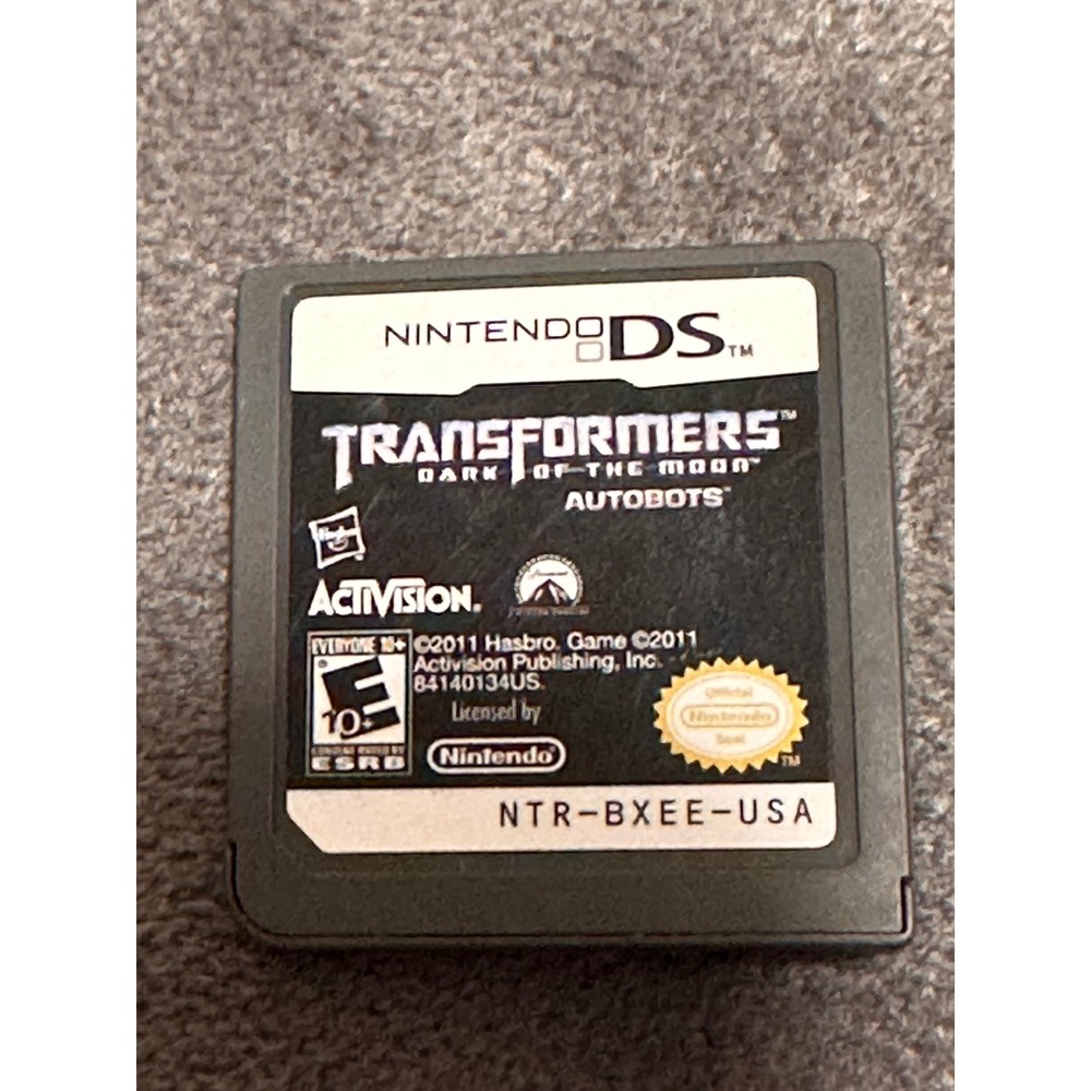 Transformers Dark of the Moon Autobots Nintendo DS Game Cartridge